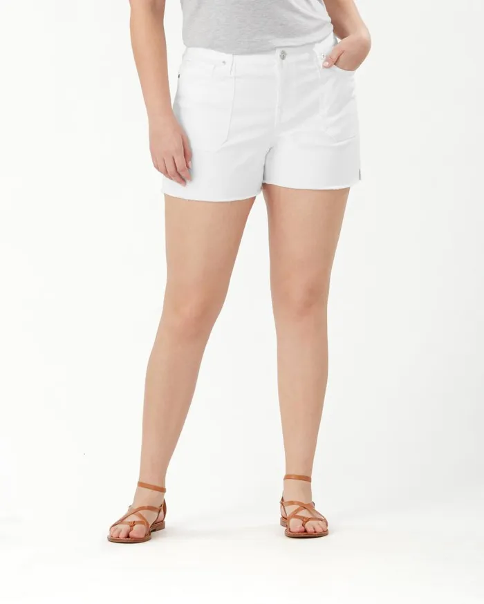 Tommy Bahama Shorts Ella Twill 4Inch HighRise Utility Shorts White 8211 Women Tommy Bahama Shorts Ella Twill 4Inch HighRise Utility Shorts White 8211 Women