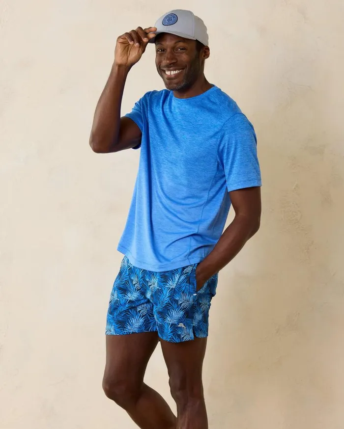 Tommy Bahama Shorts Maui Breaker Palm Route 5Inch Hybrid Shorts Cobalt Sea 8211 Men Tommy Bahama Shorts Maui Breaker Palm Route 5Inch Hybrid Shorts Cobalt Sea 8211 Men