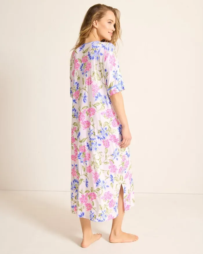 Tommy Bahama Sleepwear Jersey ShortSleeve Maxi Sleep Caftan Ivory 8211 Women Tommy Bahama Sleepwear Jersey ShortSleeve Maxi Sleep Caftan Ivory 8211 Women