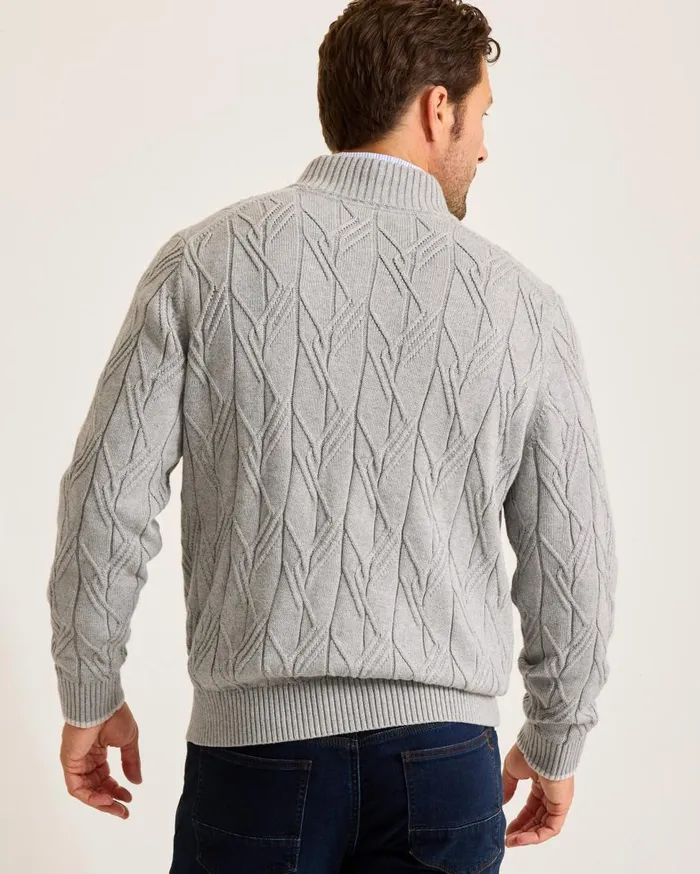 Tommy Bahama Sweaters Capital Cable FullZip Cardigan Grey Heather 8211 Men Tommy Bahama Sweaters Capital Cable FullZip Cardigan Grey Heather 8211 Men