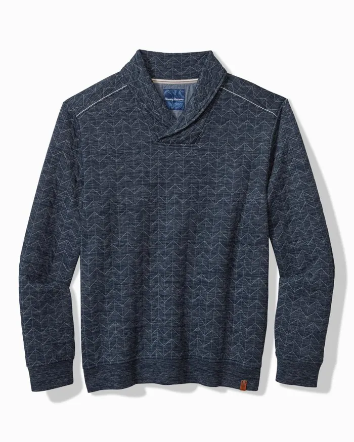 Tommy Bahama Sweatshirts Cobble Hill Sweatshirt Ocean Deep 8211 Men