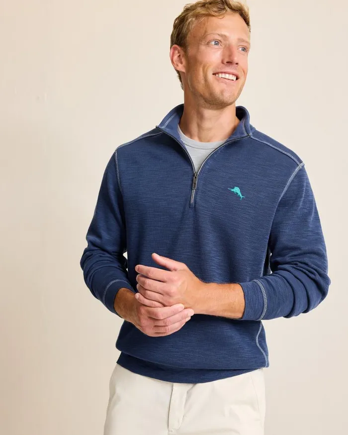 Tommy Bahama Sweatshirts Tobago Bay HalfZip Sweatshirt Island Navy 8211 Men Tommy Bahama Sweatshirts Tobago Bay HalfZip Sweatshirt Island Navy 8211 Men