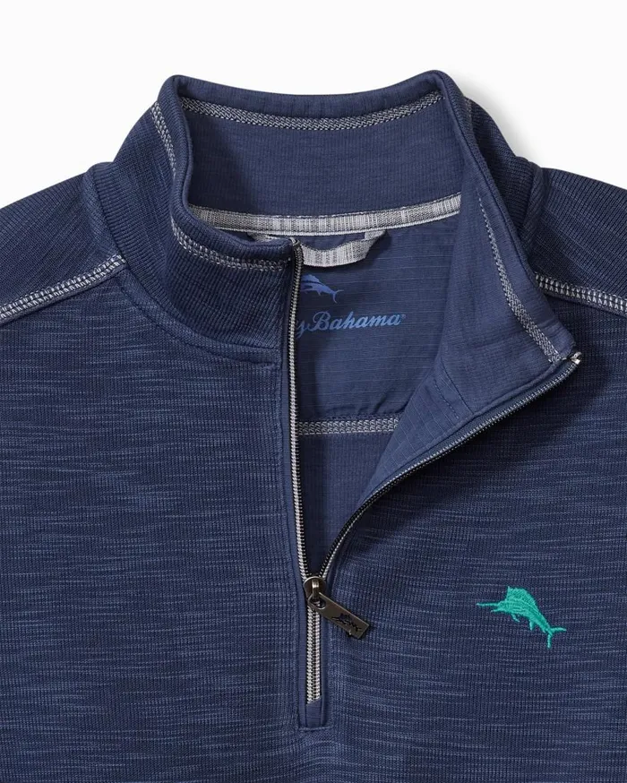 Tommy Bahama Sweatshirts Tobago Bay HalfZip Sweatshirt Island Navy 8211 Men Tommy Bahama Sweatshirts Tobago Bay HalfZip Sweatshirt Island Navy 8211 Men