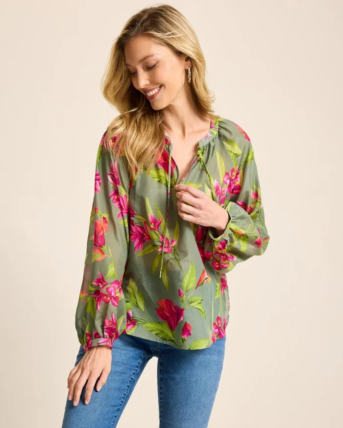 Tommy Bahama Tops and Shirts Agua Amara Lavish Blooms Peasant Top Tea Leaf 8211 Women Tommy Bahama Tops and Shirts Agua Amara Lavish Blooms Peasant Top Tea Leaf 8211 Women