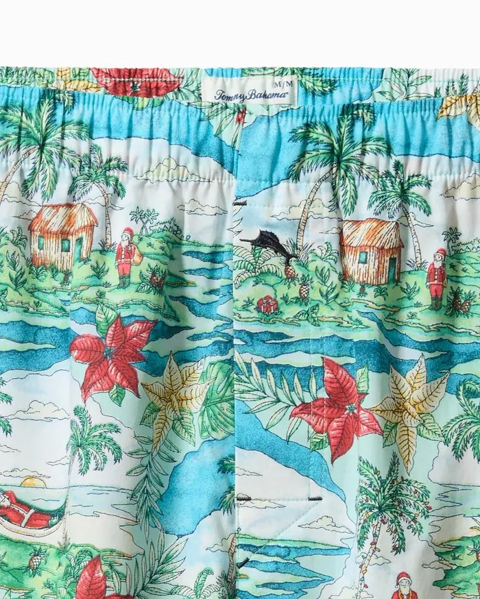 Tommy Bahama Underwear Woven Tropical Print Boxers Big Sky Blue 8211 Men Tommy Bahama Underwear Woven Tropical Print Boxers Big Sky Blue 8211 Men