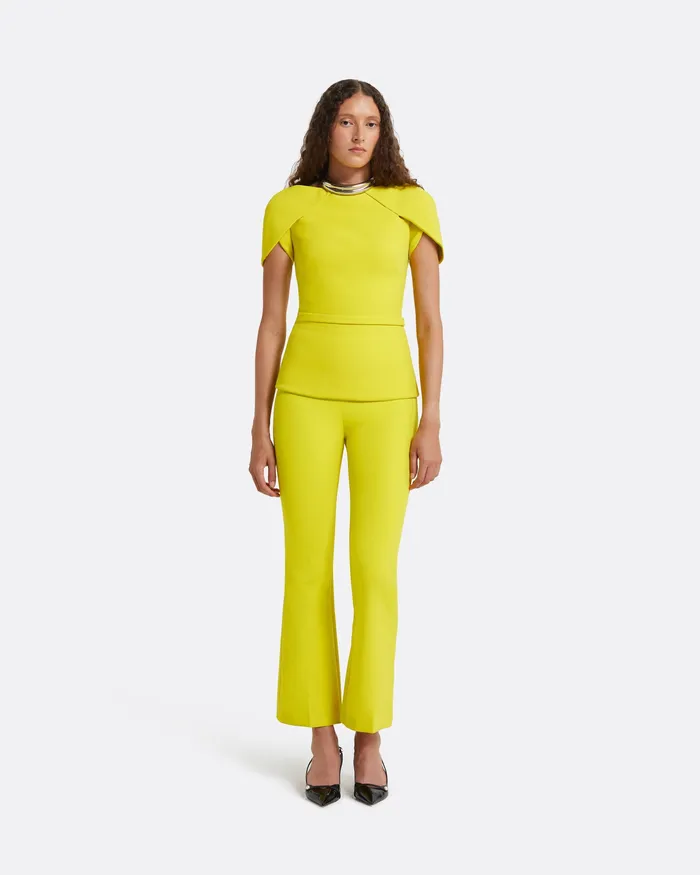Tops Amelie Chartreuse Top Chartreuse Safiyaa Women