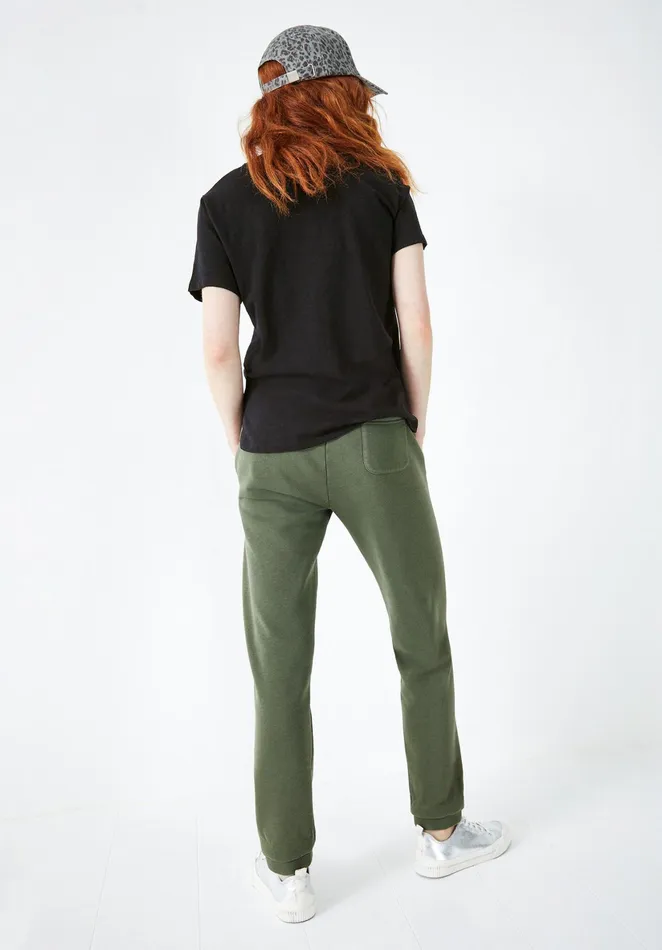 Tops and TShirts Women Hush Cali Cotton Slub Crew Tee Black