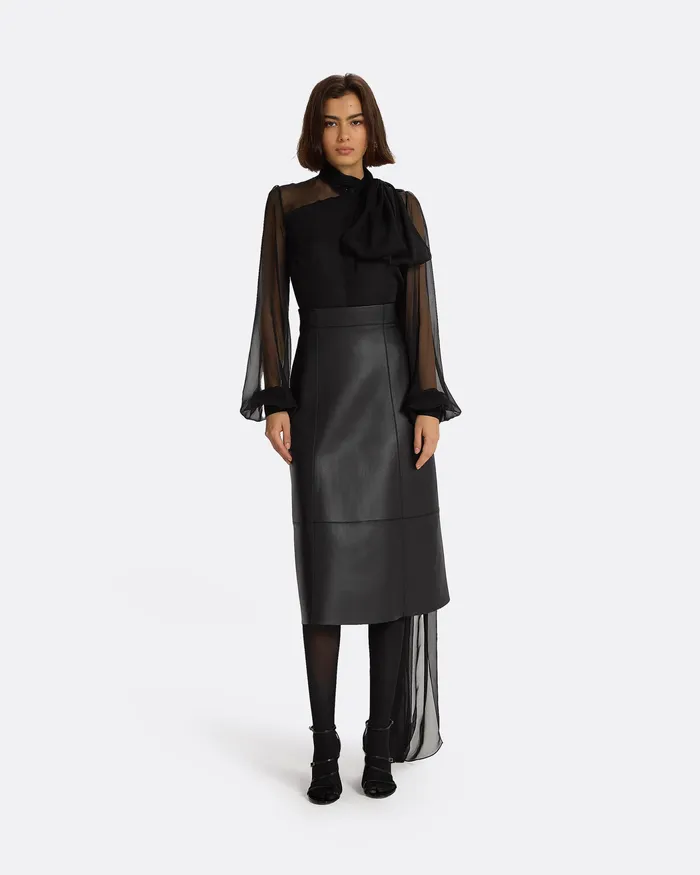 Tops Delfinane Black Top Black Safiyaa Women
