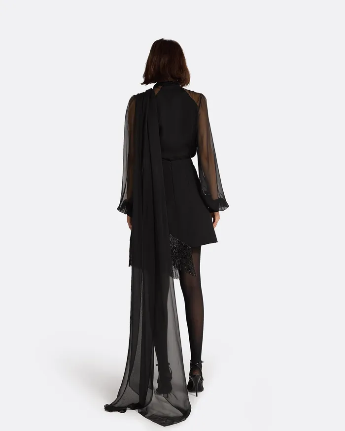 Tops Delfinane Black Top Black Safiyaa Women