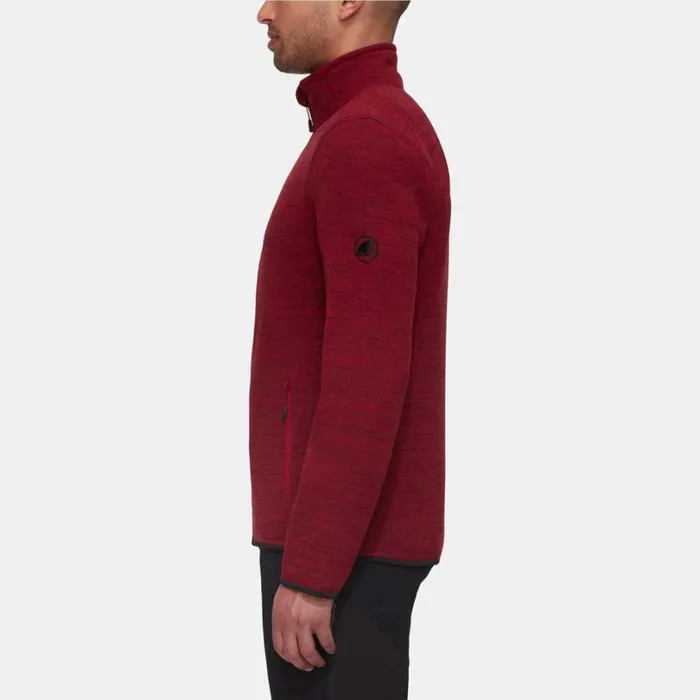 Tops Men Mammut Arctic ML Jacket Blood Red Melange Tops Men Mammut Arctic ML Jacket Blood Red Melange