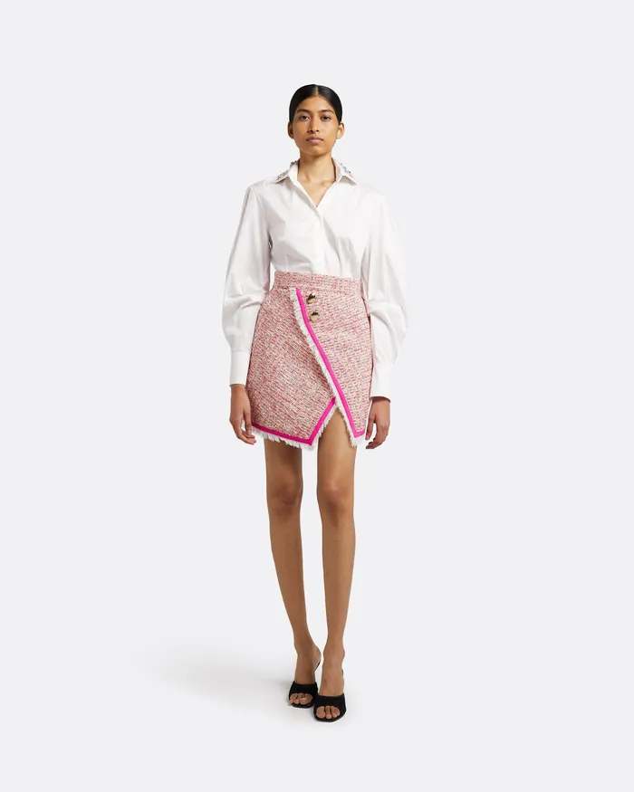 Tops Safiyaa Women Kathryn Embroidered Ivory Top Ivory