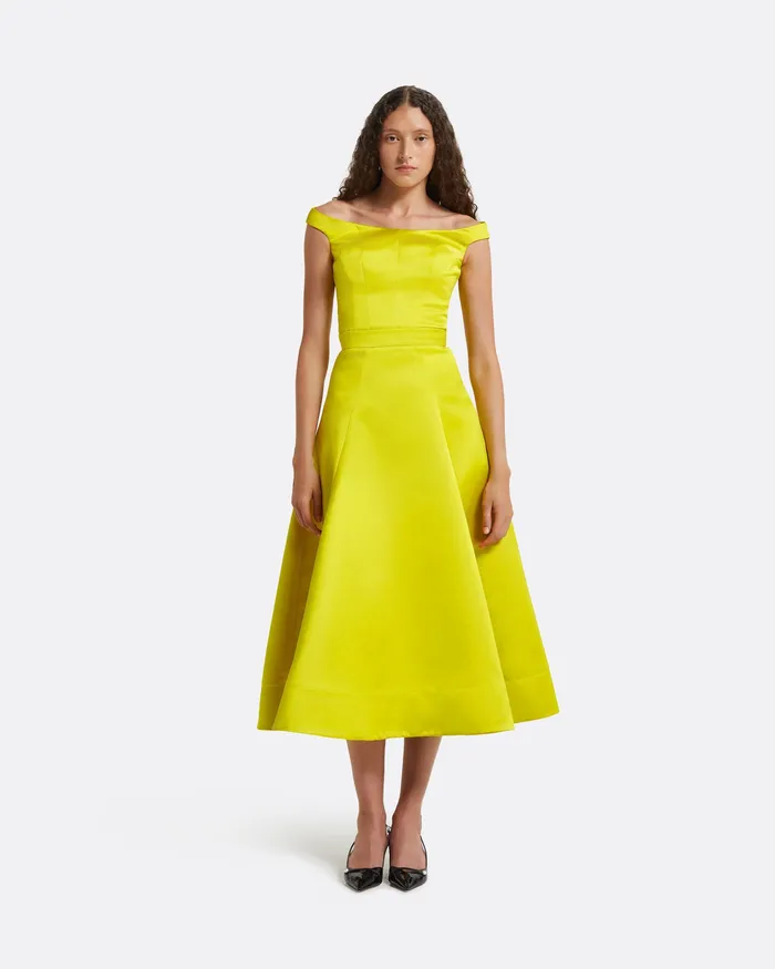 Tops Safiyaa Women Sera Chartreuse Top Chartreuse