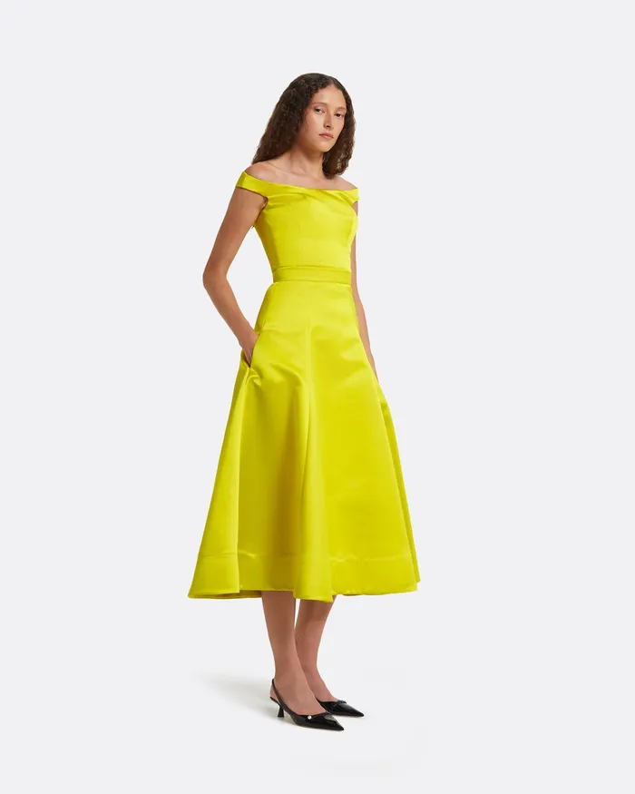 Tops Safiyaa Women Sera Chartreuse Top Chartreuse