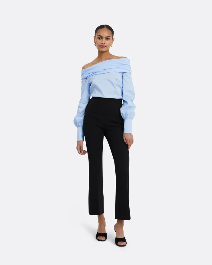 Tops Tilly Blue Cotton Top Blue 8211 Safiyaa Women