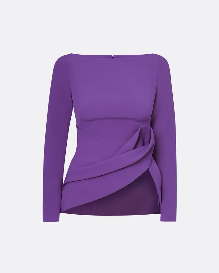 Tops Women Carrina Lilac Top Lilac Safiyaa