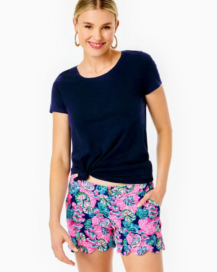 Tops WomenHome and Gifts Lilly Pulitzer Etta Scoopneck Top True Navy Tops WomenHome and Gifts Lilly Pulitzer Etta Scoopneck Top True Navy