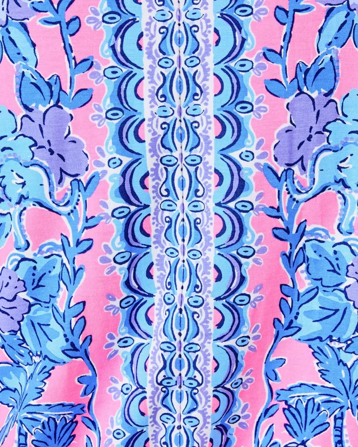 Tops Women Lilly Pulitzer Bowen Halter Top Soleil Pink Palm Paradise Engineered Knit Top Tops Women Lilly Pulitzer Bowen Halter Top Soleil Pink Palm Paradise Engineered Knit Top