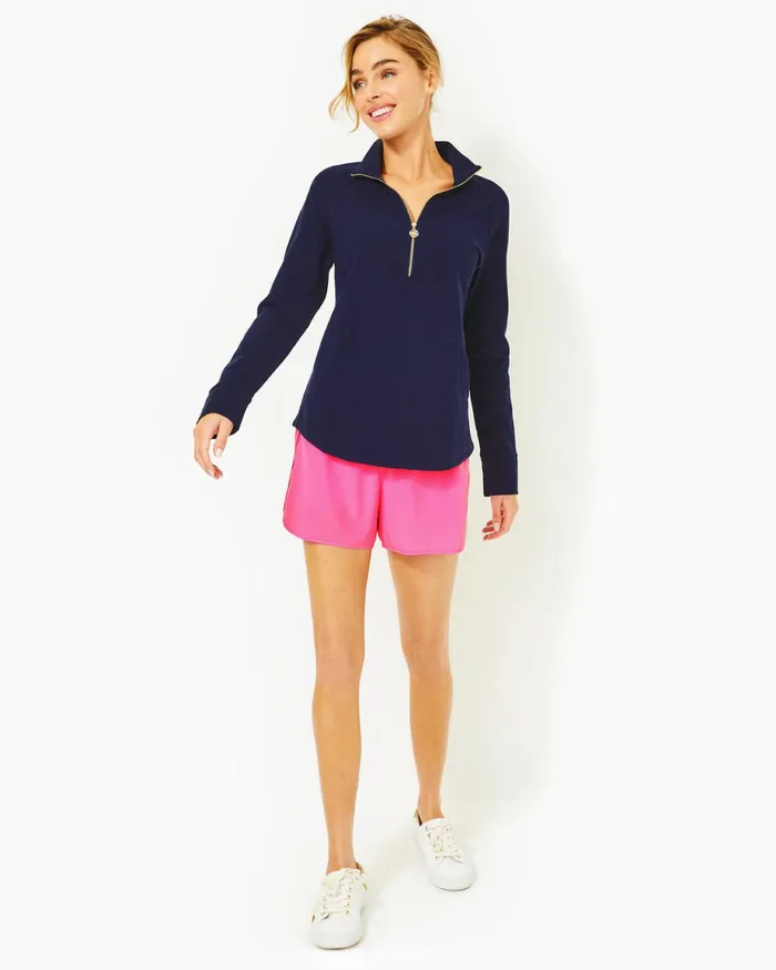 Tops Women Lilly Pulitzer UPF 50 Skipper Popover True Navy Tops Women Lilly Pulitzer UPF 50 Skipper Popover True Navy