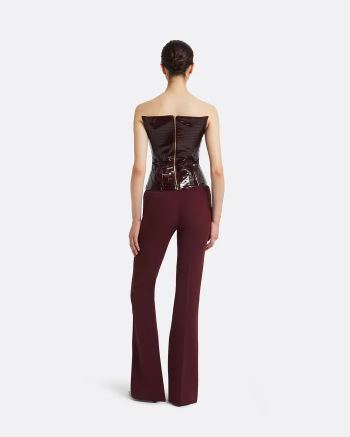 Tops Women Maavi Burgundy Top Burgundy Safiyaa