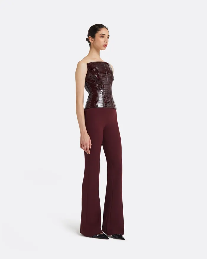 Tops Women Maavi Burgundy Top Burgundy Safiyaa