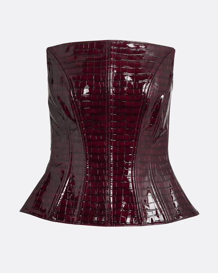 Tops Women Maavi Burgundy Top Burgundy Safiyaa