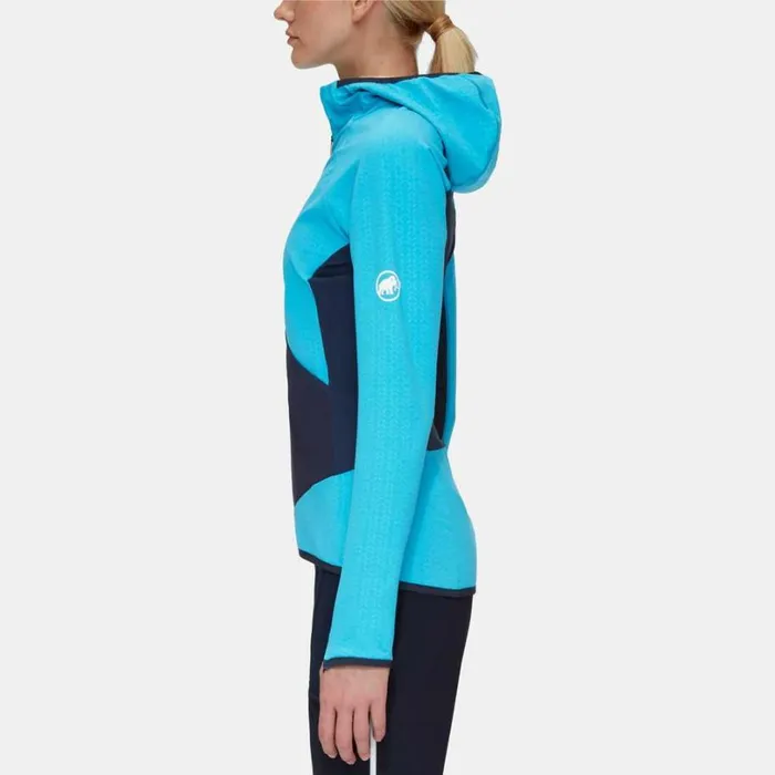 Tops Women Mammut Eiger Speed ML Hybrid Hooded Jacket Skynight Tops Women Mammut Eiger Speed ML Hybrid Hooded Jacket Skynight