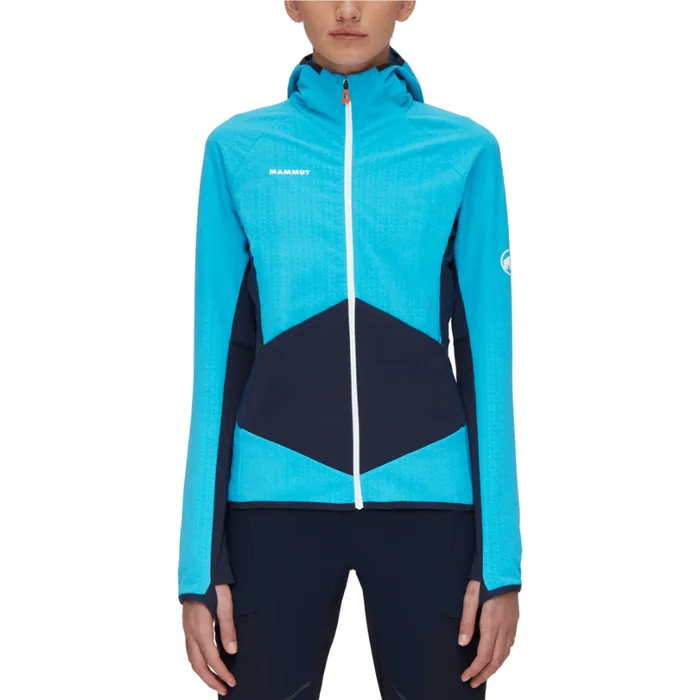 Tops Women Mammut Eiger Speed ML Hybrid Hooded Jacket Skynight Tops Women Mammut Eiger Speed ML Hybrid Hooded Jacket Skynight
