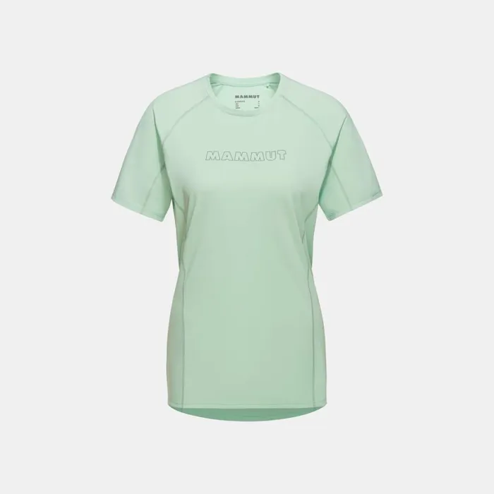 Tops Women Mammut Selun FL TShirt Logo Neo Mint