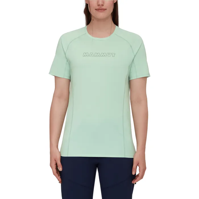 Tops Women Mammut Selun FL TShirt Logo Neo Mint Tops Women Mammut Selun FL TShirt Logo Neo Mint