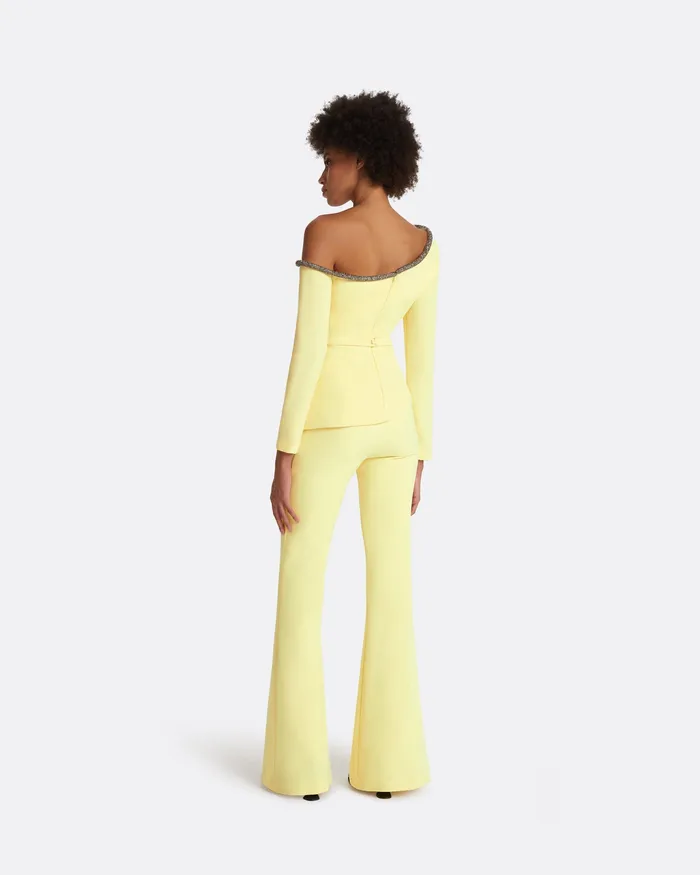Tops Women Safiyaa Aime Pale Yellow Top Pale Yellow