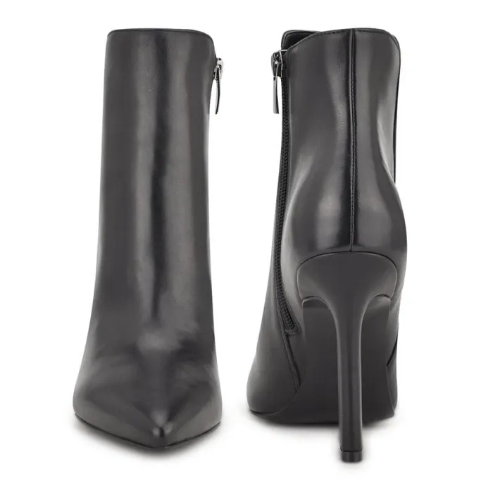 Torrie Dress Booties Black Leather Women Nine West Boots and Booties Torrie Dress Booties Black Leather Women Nine West Boots and Booties