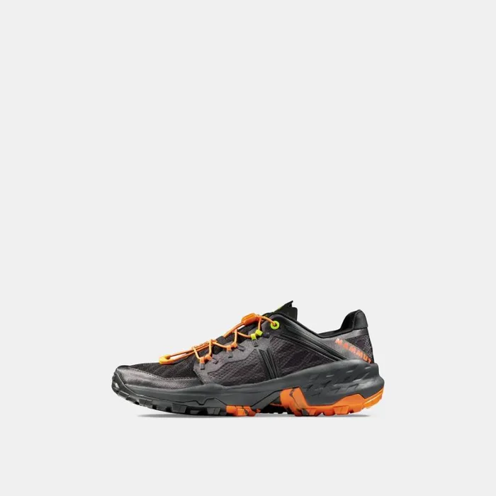 Trail Running Shoes Men Mammut Sertig TR Low Blackdark Tangerine