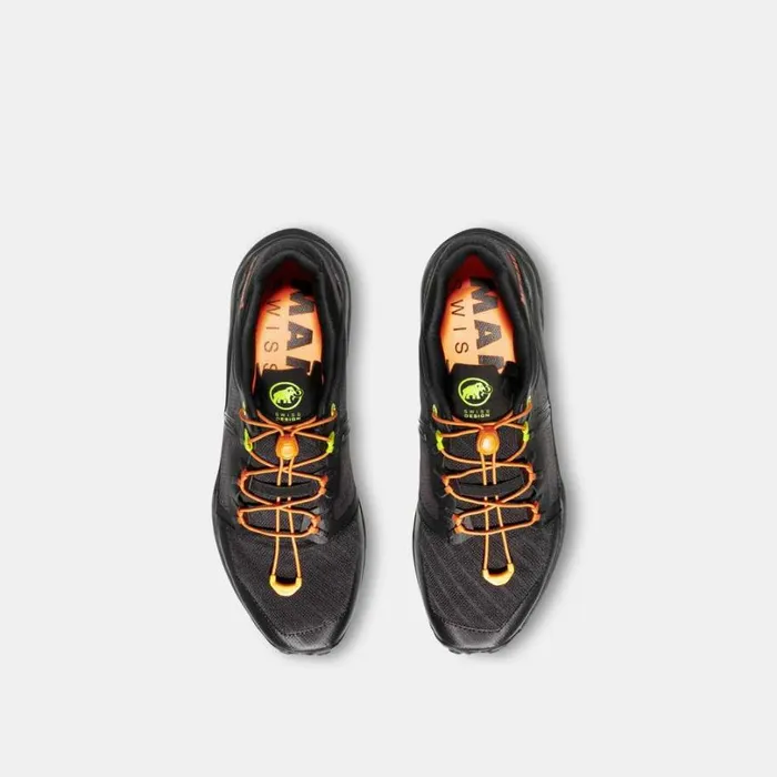 Trail Running Shoes Men Mammut Sertig TR Low Blackdark Tangerine Trail Running Shoes Men Mammut Sertig TR Low Blackdark Tangerine
