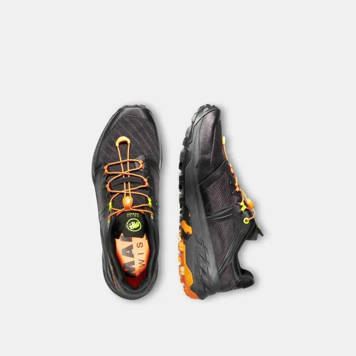 Trail Running Shoes Men Mammut Sertig TR Low Blackdark Tangerine Trail Running Shoes Men Mammut Sertig TR Low Blackdark Tangerine