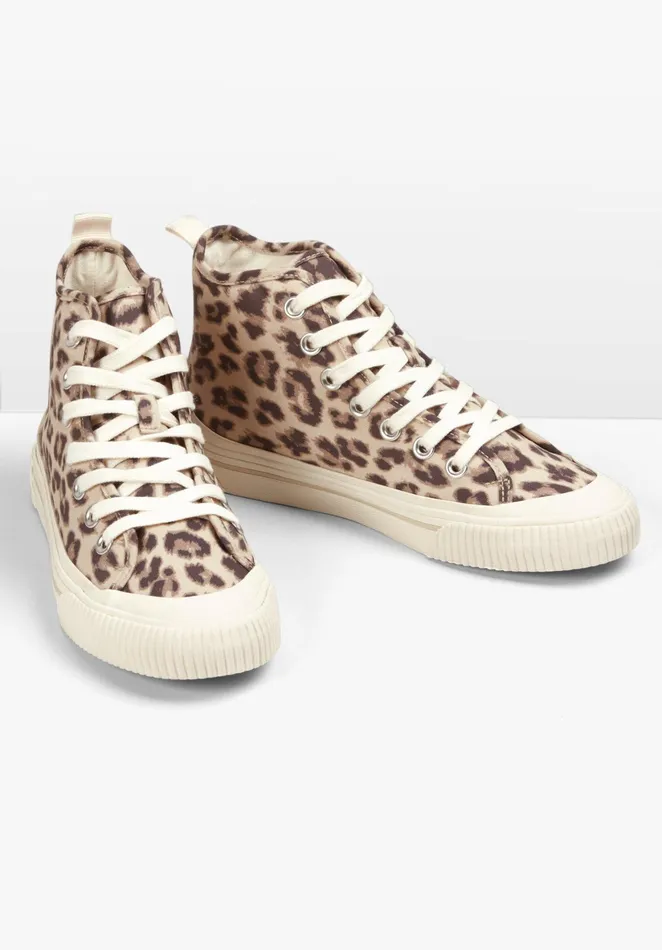 Trainers Women Hush Skye Hi Top Trainers Leopard