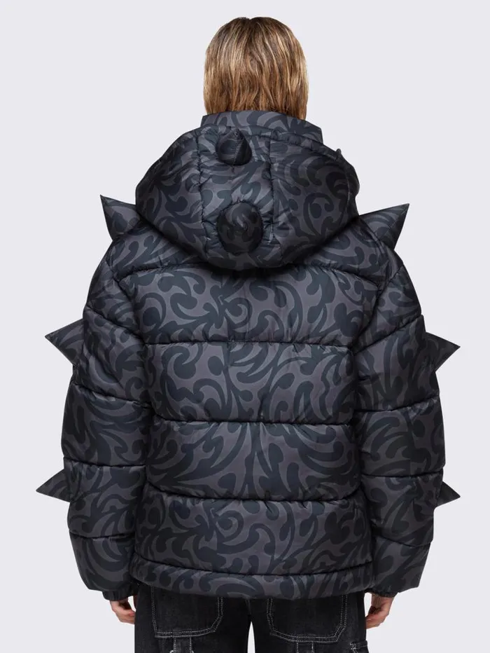 Trippin Spike Hooded Puffer Jacket Women Minga London Jackets