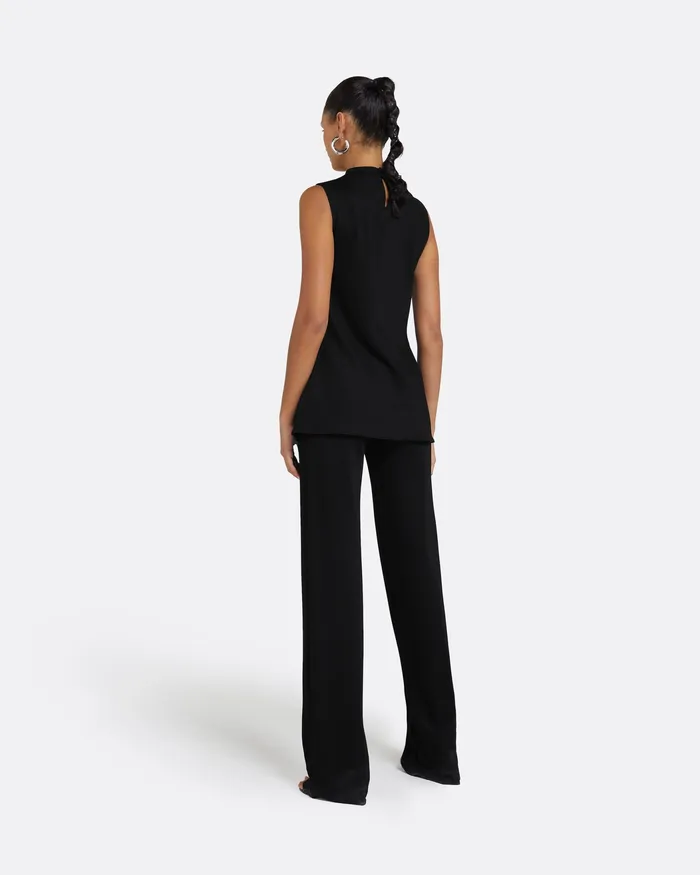 Trousers Safiyaa Women Lea Black Fiona Jersey Trousers Black