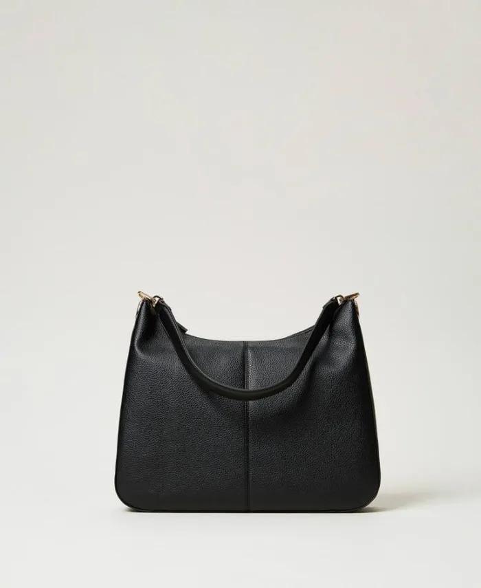 Twinset Hobo Bags 039Taylor039 Hobo Bag With Oval T Black 8211 Bags