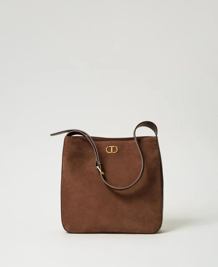 Twinset Hobo Bags Chelsea Leather Hobo Bag Dark Chocolate Brown 8211 Bags