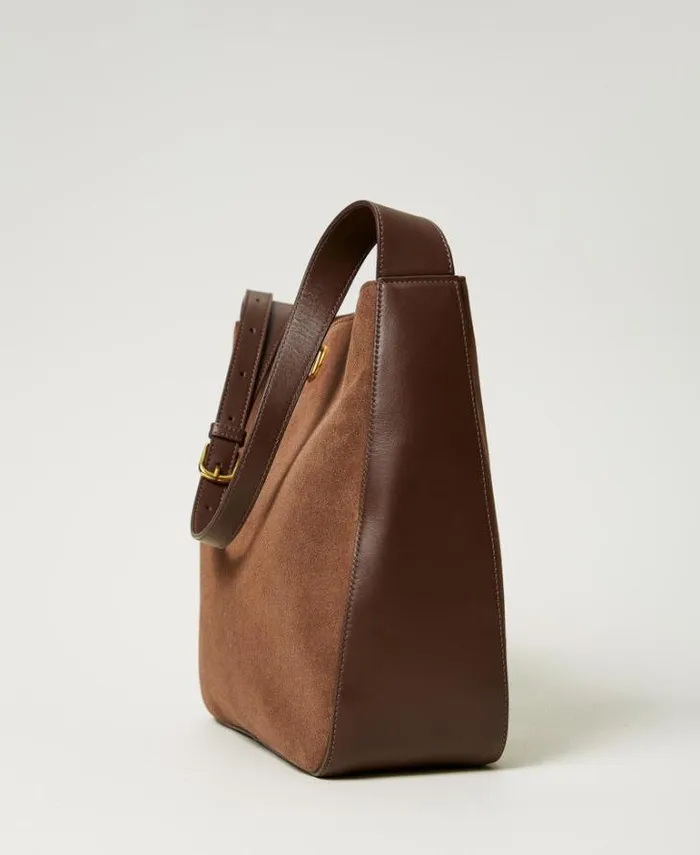 Twinset Hobo Bags Chelsea Leather Hobo Bag Dark Chocolate Brown 8211 Bags
