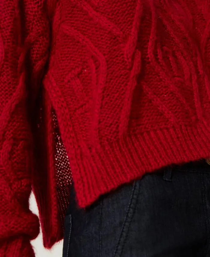 Twinset Jumpers And Cardigans Mohair Blend Jumper Venetian Red 8211 Clothing