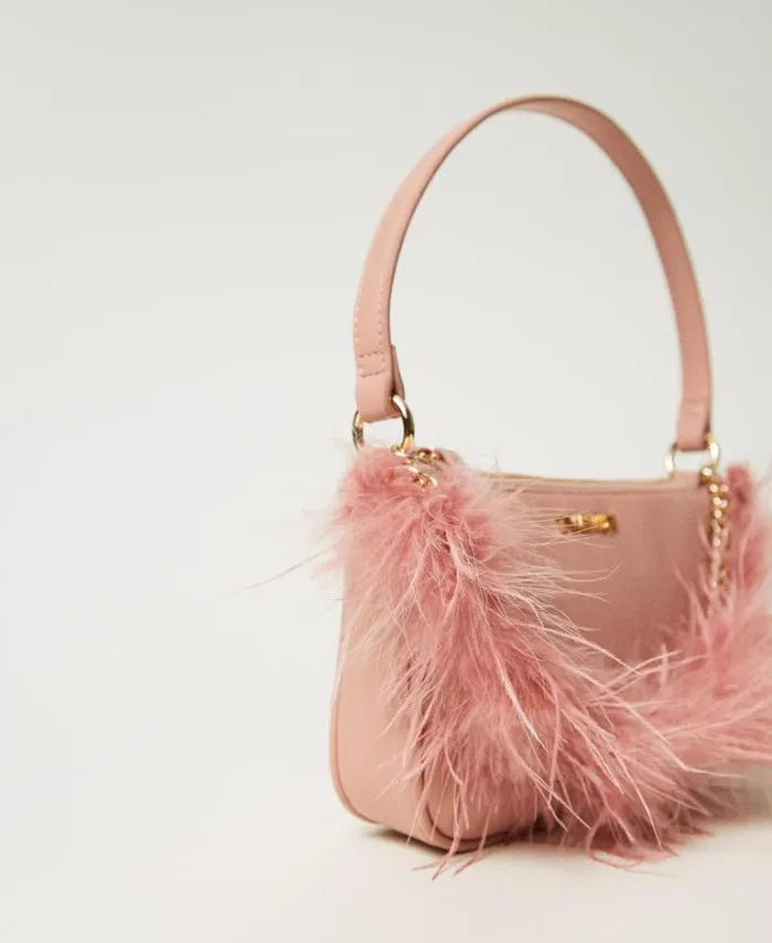 Twinset Shoulder Bags 039Petite Folie039 Shoulder Bag With Oval T Coral Bead 8211 Bags