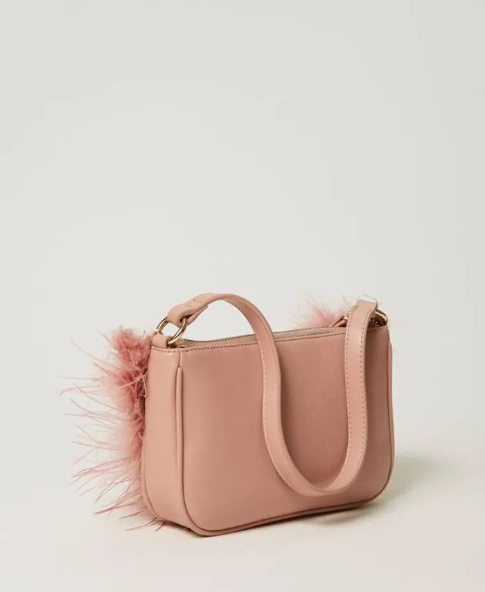 Twinset Shoulder Bags 039Petite Folie039 Shoulder Bag With Oval T Coral Bead 8211 Bags