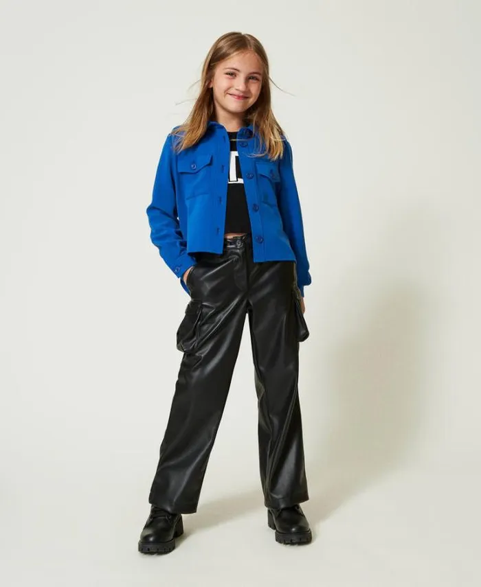 Twinset Trousers And Jeans Cargo Trousers With Utility Pockets Black 8211 Girl