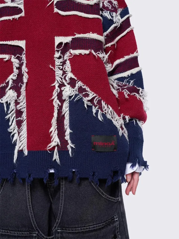Union Jack Sweater Women Minga London Knitwear