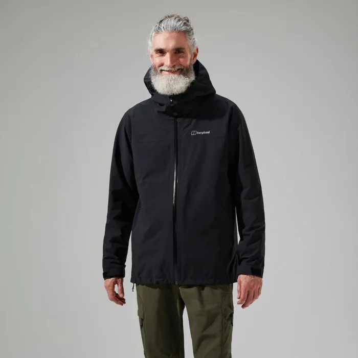 Waterproof Men Berghaus Arnaby Hooded Waterproof Jacket Black Waterproof Men Berghaus Arnaby Hooded Waterproof Jacket Black