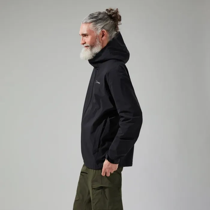 Waterproof Men Berghaus Arnaby Hooded Waterproof Jacket Black Waterproof Men Berghaus Arnaby Hooded Waterproof Jacket Black