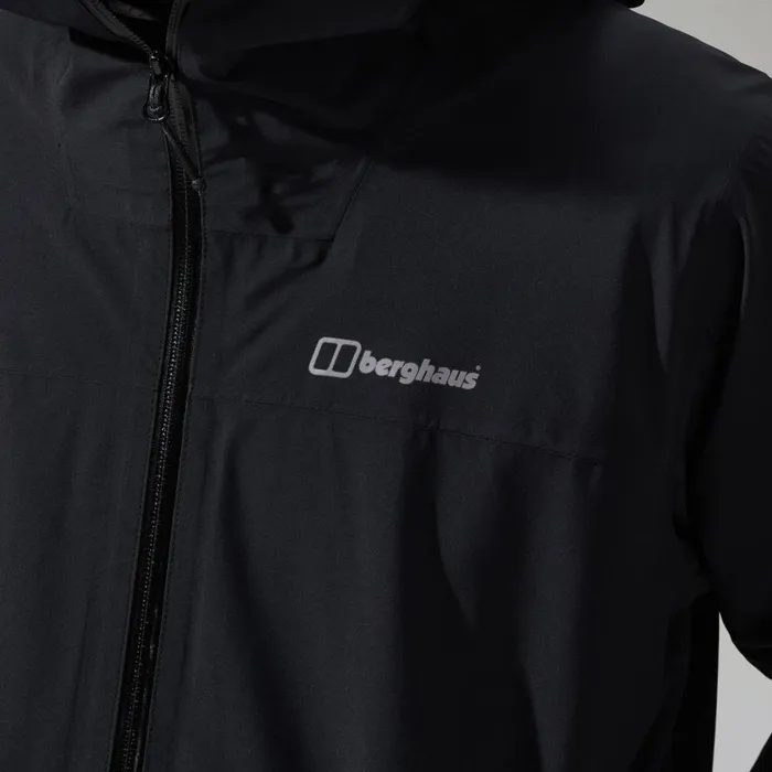 Waterproof Men Berghaus Arnaby Hooded Waterproof Jacket Black Waterproof Men Berghaus Arnaby Hooded Waterproof Jacket Black