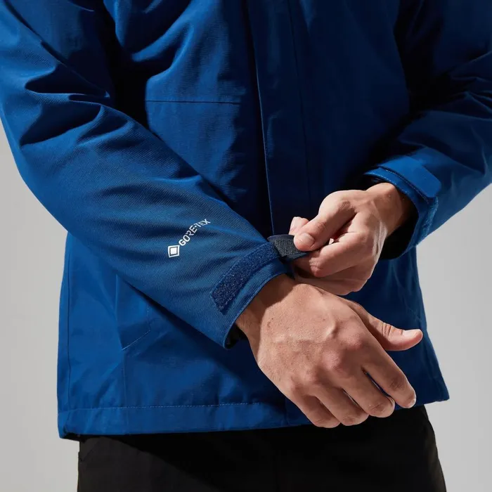 Waterproof Men Berghaus Hillwalker InterActive Jacket 8211 BlueDark Blue