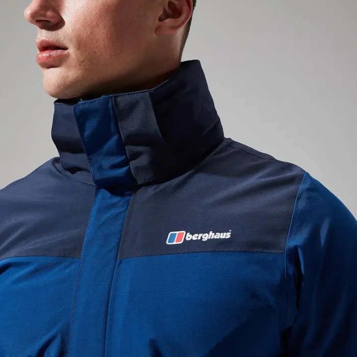 Waterproof Men Berghaus Hillwalker InterActive Jacket 8211 BlueDark Blue